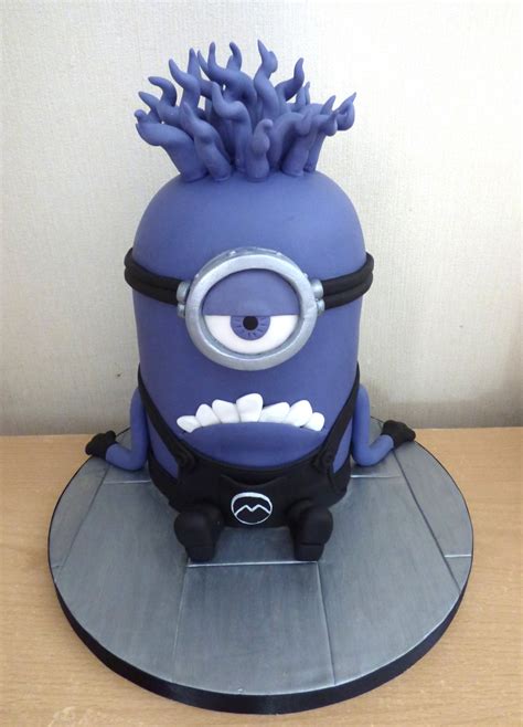 One Eyed Evil Purple Minion Susies Cakes