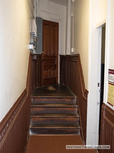 Stairway In Old Main Hall At Hamline University Archives Historic