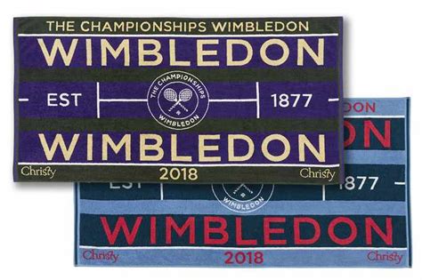 Buy The Official Wimbledon 2018 Championship Towel Radio Times