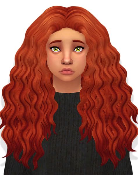 Woman Hair Long Hairstyle Fashion The Sims 4 P12 Sims4 Clove