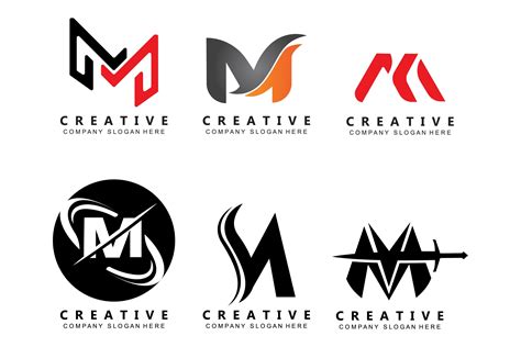 Initial Letter M Logo Design Graphic By AR Graphic Creative Fabrica
