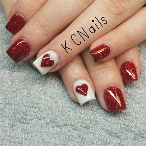 Red Nail Art For Valentines Day Which Are Eclectictasteful And