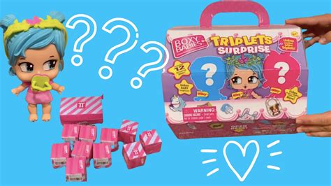 Boxy Babies Triplets Surprise Toy Reveal Youtube