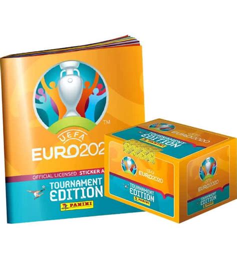 Collect and swap stickers with other fans. Panini EURO 2020 Tournament Edition Sticker - Album + Display mit 100 Tüten, Stickerpoint