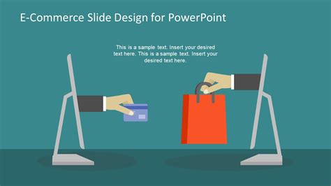 E Commerce Scene Powerpoint Templates Slidemodel