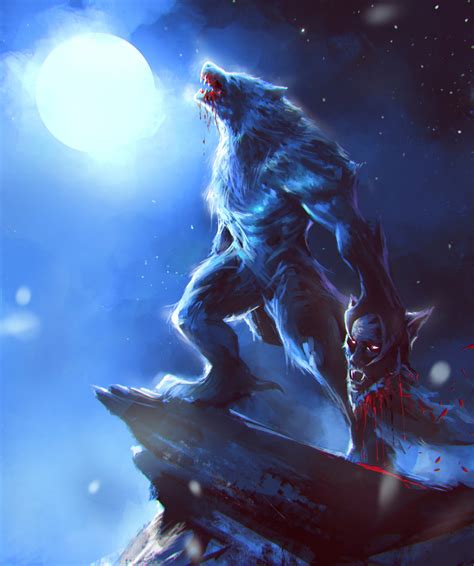 Artstation Werewolf Mer Burak Nal Werewolf Art Werewolf
