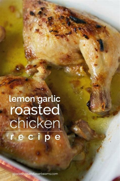 Calories from fat 80.1 ( 28.6 %). Lemon Garlic Roasted Chicken Recipe - Spaceships and Laser ...