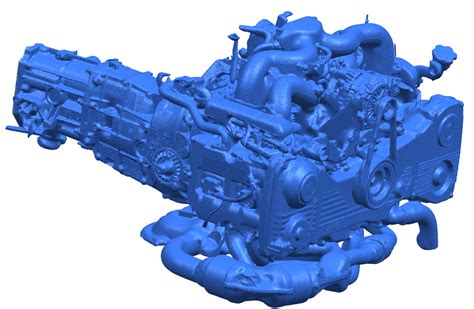 Subaru Ej20 Engine With Transmission — Bremar Automotion 3d Scan Store
