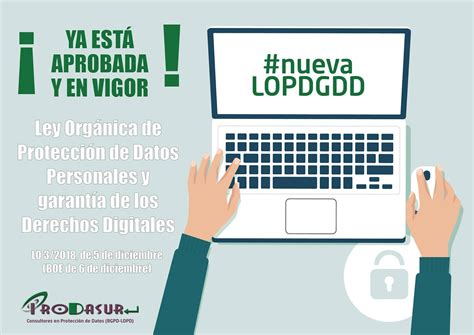 Entra En Vigor La Nueva Ley De Protecci N De Datos Lopdgdd