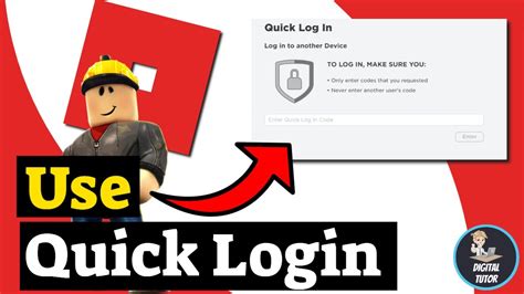 How To Use Roblox Quick Login Youtube