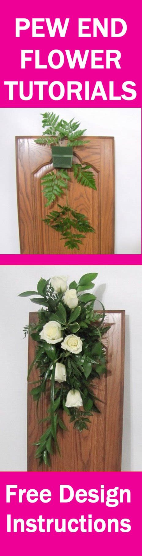 Wedding Pew Decorations Easy Diy Flower Tutorials