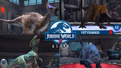 All New Beta Build Dinosaurs Skins And Emotes Jurassic World Alive 3
