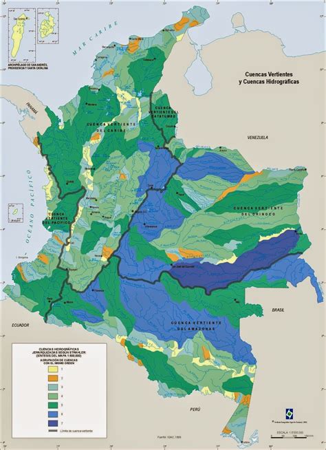 Hidrografia Colombiana Didactalia Material Educativo
