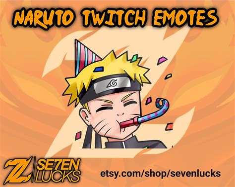 Naruto Twitch Emotes Anime Twitch Emotes Chibi Kyuubi Etsy Ireland