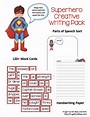 Superhero Creative Writing Printable Pack - Frugal Fun For Boys and Girls