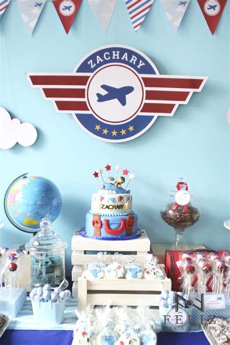 Pin By Feliz Events And Design On Aviationplanes Dessert Table