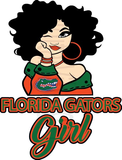 Florida Gators Girl Digital Downloadable File Etsy