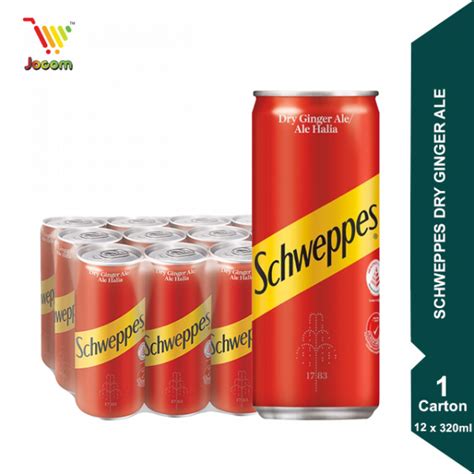 Schweppes Dry Ginger Ale Can 1 Carton 12 X 320ml Kl And Selangor