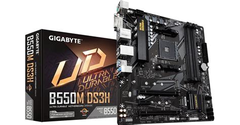Support for ryzen 5000 series with bios update. Gigabyte B550M DS3H • See Prices (10 Stores) • Save Now