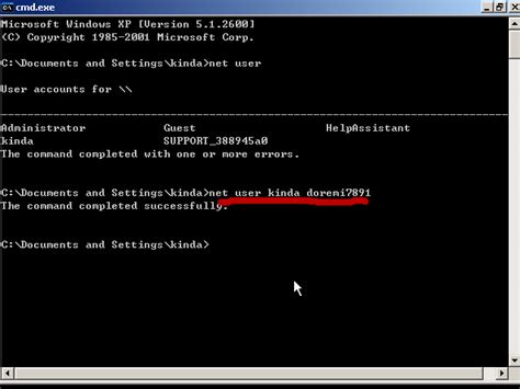 How To Reset A Forgotten Windows Xp Logon Password With Or Without Disc