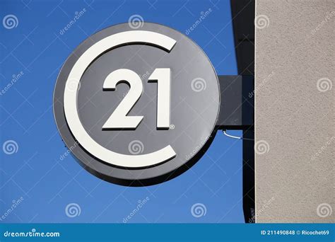 Century 21 Logo On A Wall Editorial Stock Photo Image Of Commerce
