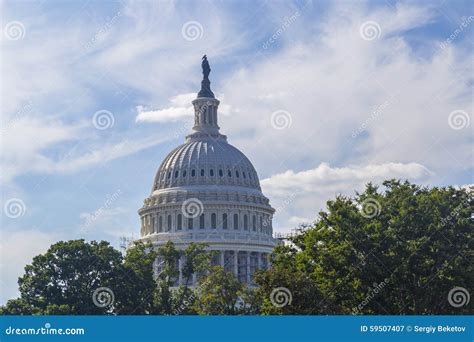 Washington Dc Dome Of Theunited States National Capitol Building Stock
