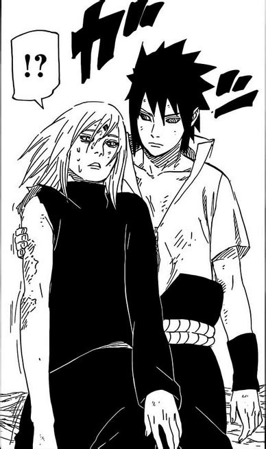 Sasuke Saves Sakura From Falling Sasusaku Moment Naruto Mangá