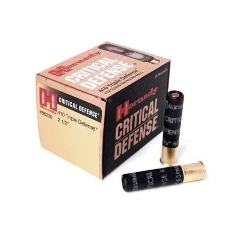 Hornady Critical Defense 410 Shotshells 86238 Keep Shooting