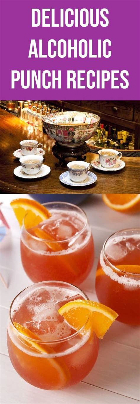 Exquisite Alcoholic Punch Recipes For A Crowd Delicious Alcoholic