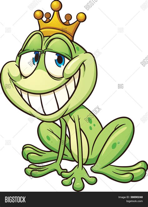 Frog Prince Wearing Vector And Photo Free Trial Bigstock