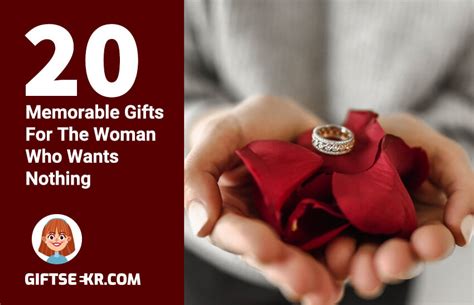 20 Memorable Gifts For The Woman Who Wants Nothing