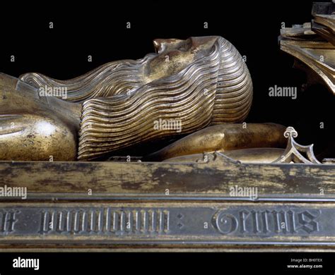 Edward Iii King Of England 1327 77 Bronze Effigy On His Tomb In Stock