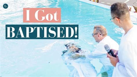 Adult Baptism In A Swimming Pool My Baptism Day Youtube