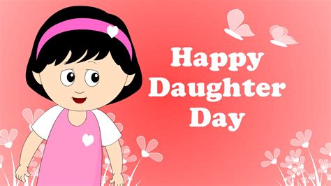Happy Daughters Day An Emotional Day Animated Greeting Daddys
