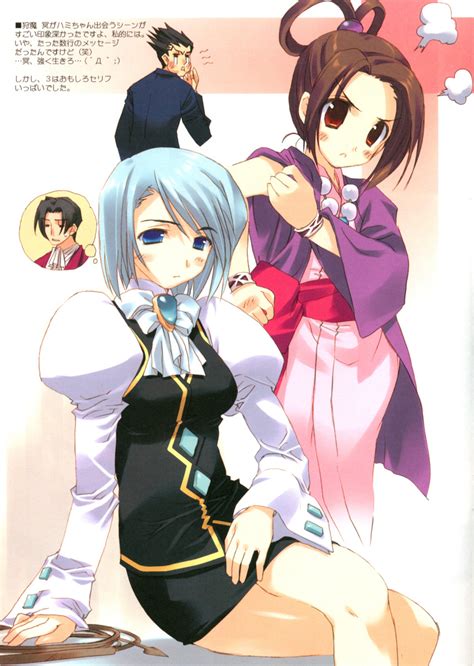 Safebooru Amaduyu Tatsuki Franziska Von Karma Gyakuten Saiban Miles Edgeworth Mitsumi Misato