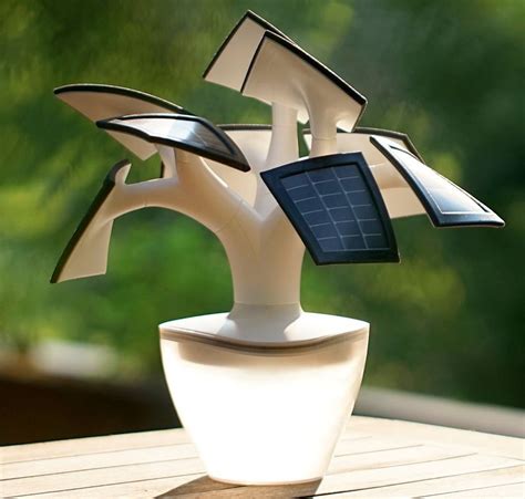Vivien Muller Imitates Pot Plant In Solar Powered Electree Mini Solar