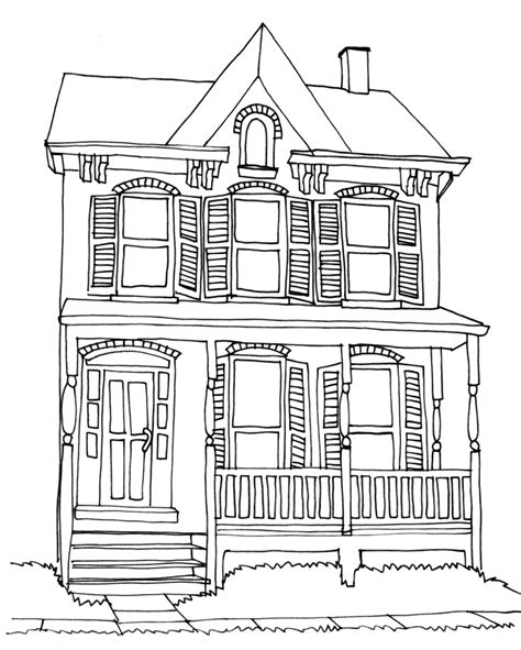 Simple House Sketch Drawing Lack The Time To Make Elaborate