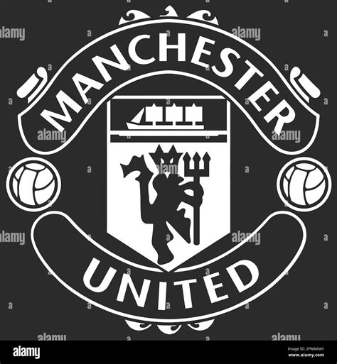 Manchester United Logo Imágenes De Stock En Blanco Y Negro Alamy