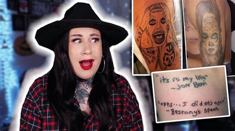 Tattoo Enthusiast Reacts To Sucky Tattoos Youtube