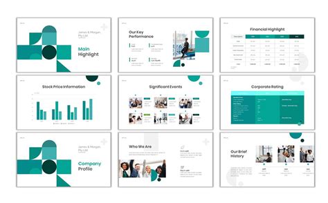 Annual Report Powerpoint Template 93647