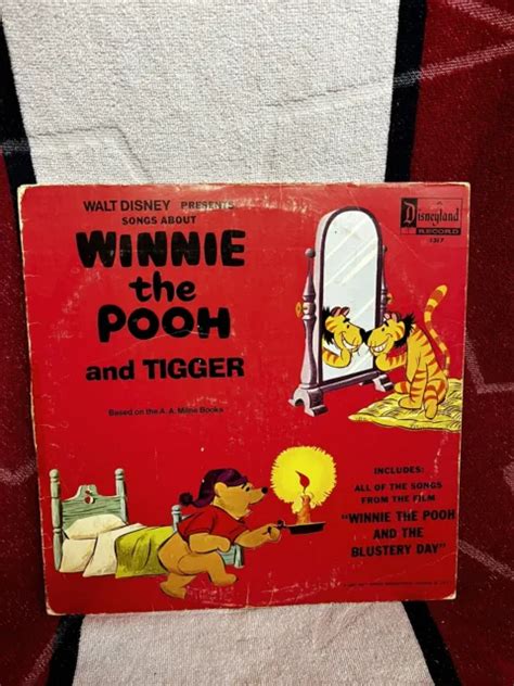 Walt Disney Winnie The Pooh And Tigger Lp Disneyland Tested