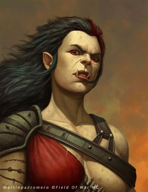 Orc Girls Photo Dungeons And Dragons Art Female Orc Character