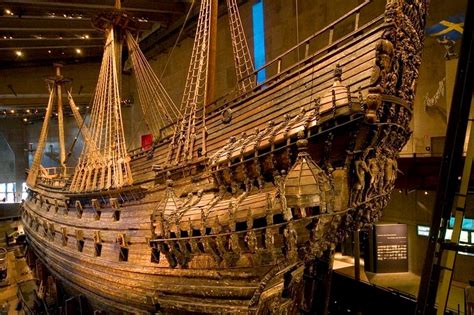 Vasa A 17th Century Warship That Sank Was Recovered And Now Sits In A