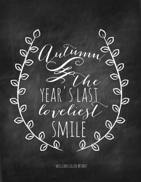 Fall And Autumn Chalkboard Quote Via Nest Of Posies Fall Chalkboard