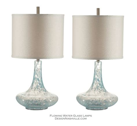 Flowing Water Glass Lamps Set Of 2 Lamp Glass Lamp Lamp Sets