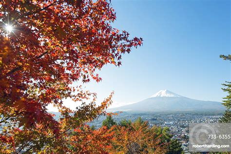 Mount Fuji 3776m Unesco World Stock Photo