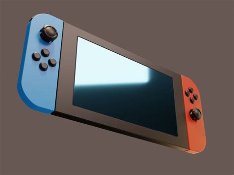 Nintendo Switch base model handheld | CGTrader