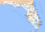 Detailed map of Florida state | Florida state | USA | Maps of the USA ...
