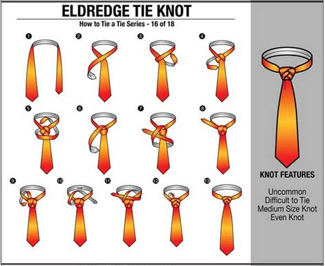 How To Tie A Necktie Tie Tying Chart 18 Ways To Tie A Neck Tie