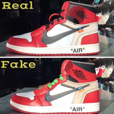 Off White X Jordan 1s Real Vs Fake Limits App Medium